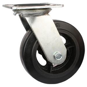 Borracha giratória com roda de ferro fundido